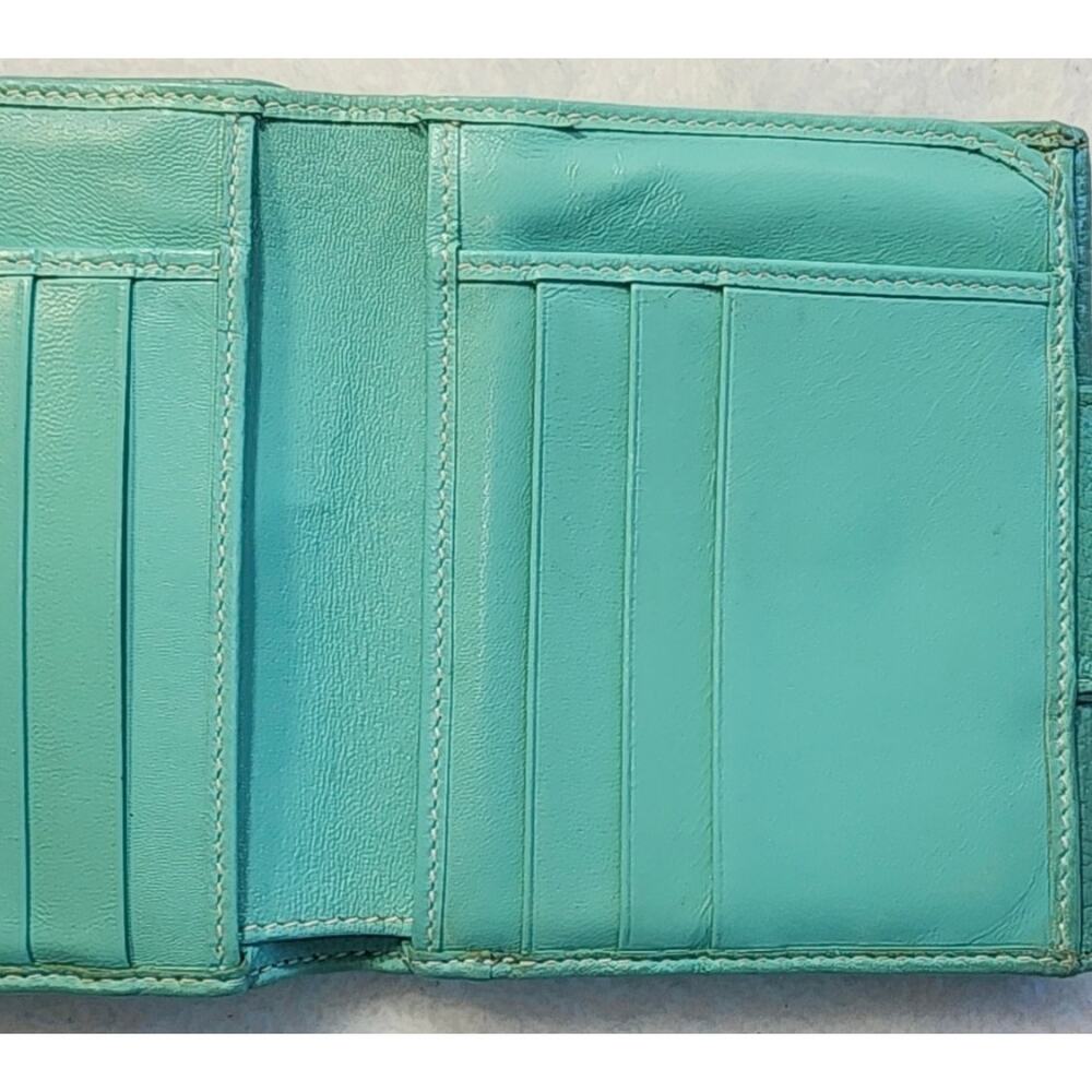 Tiffany & Company Vintage Blue Turn Lock Wallet - Picture 11 of 16